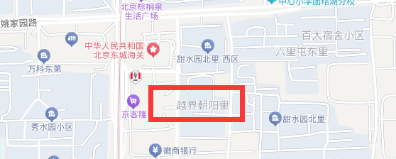 越界锦荟园-越界朝阳里地图